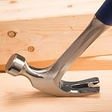 Estwing 16oz Claw Hammer Smooth Face Curved Claw Cushion Grip Blue USA view 6