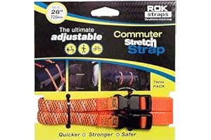 ROK Straps Commuter Reflective Adjustable Straps - Orange