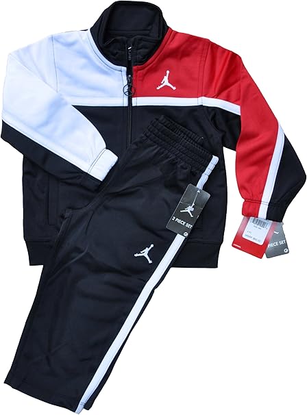 red and white nike jogging suit