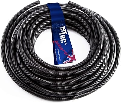 1STec 10m 20mm External 14mm Internal Conduit Ducting Hose Pipe Channel for