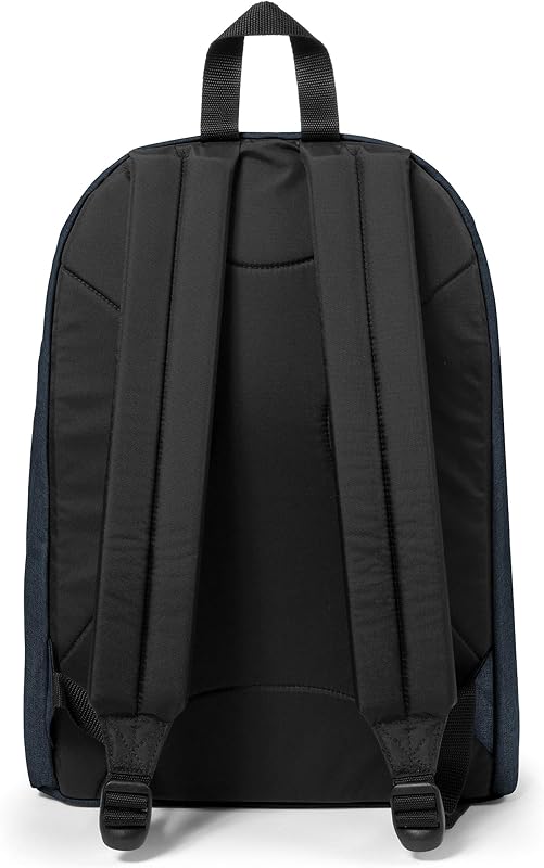 Out of Office Sac à dos 27L (44 x 29,5 x 22 cm), compartiment ordinateur 13–15”, sac école et travail résistant et déperlant avec bretelles rembourrées - TRIPLE DENIM