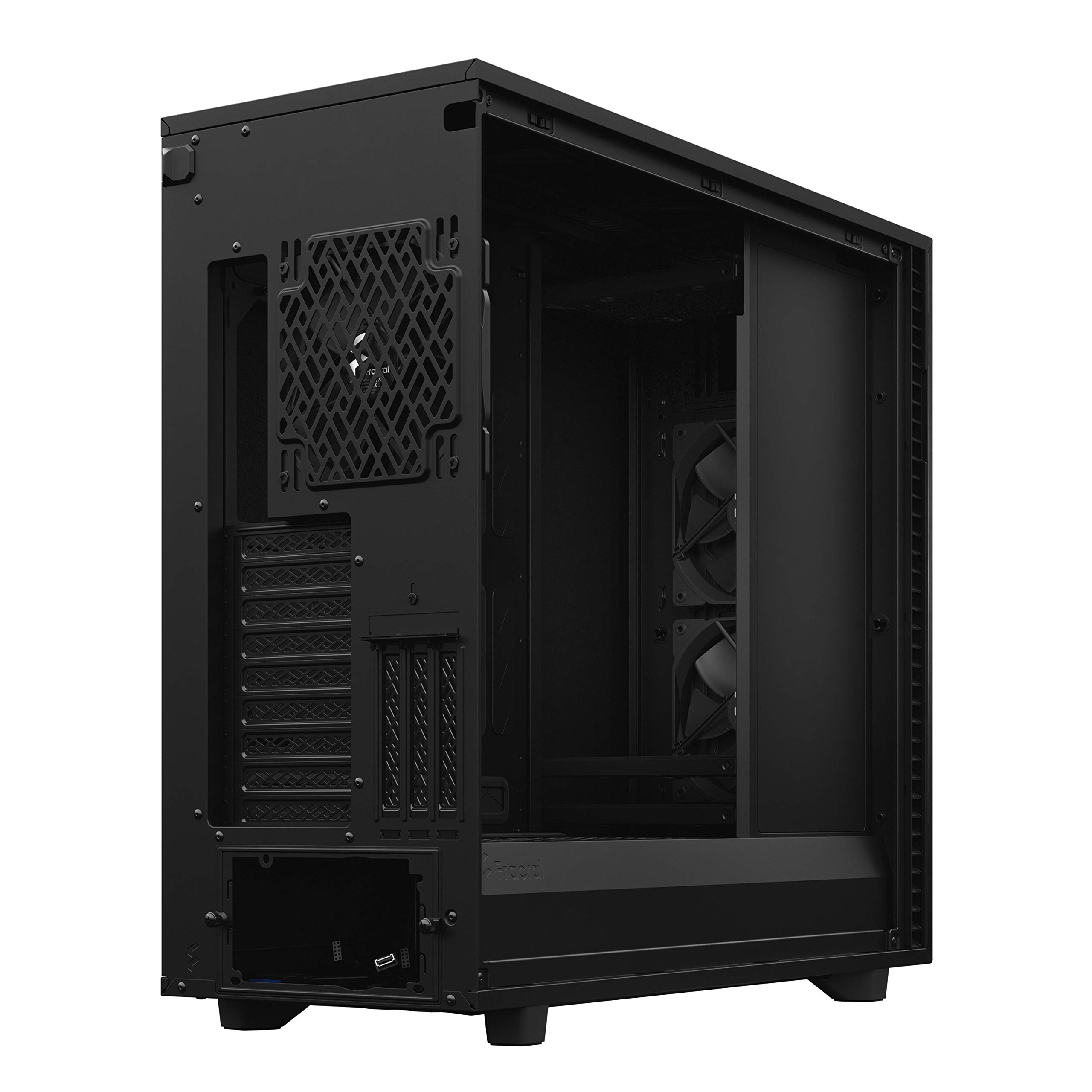 Fractal Design Define 7 XL Black Brushed Aluminum/Steel E-ATX Silent Modular Dark Tinted Tempered Glass Window Full Tower Computer Case 8