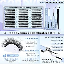 Goddvenus Lash Clusters Kit Wispy Lashes clusters
