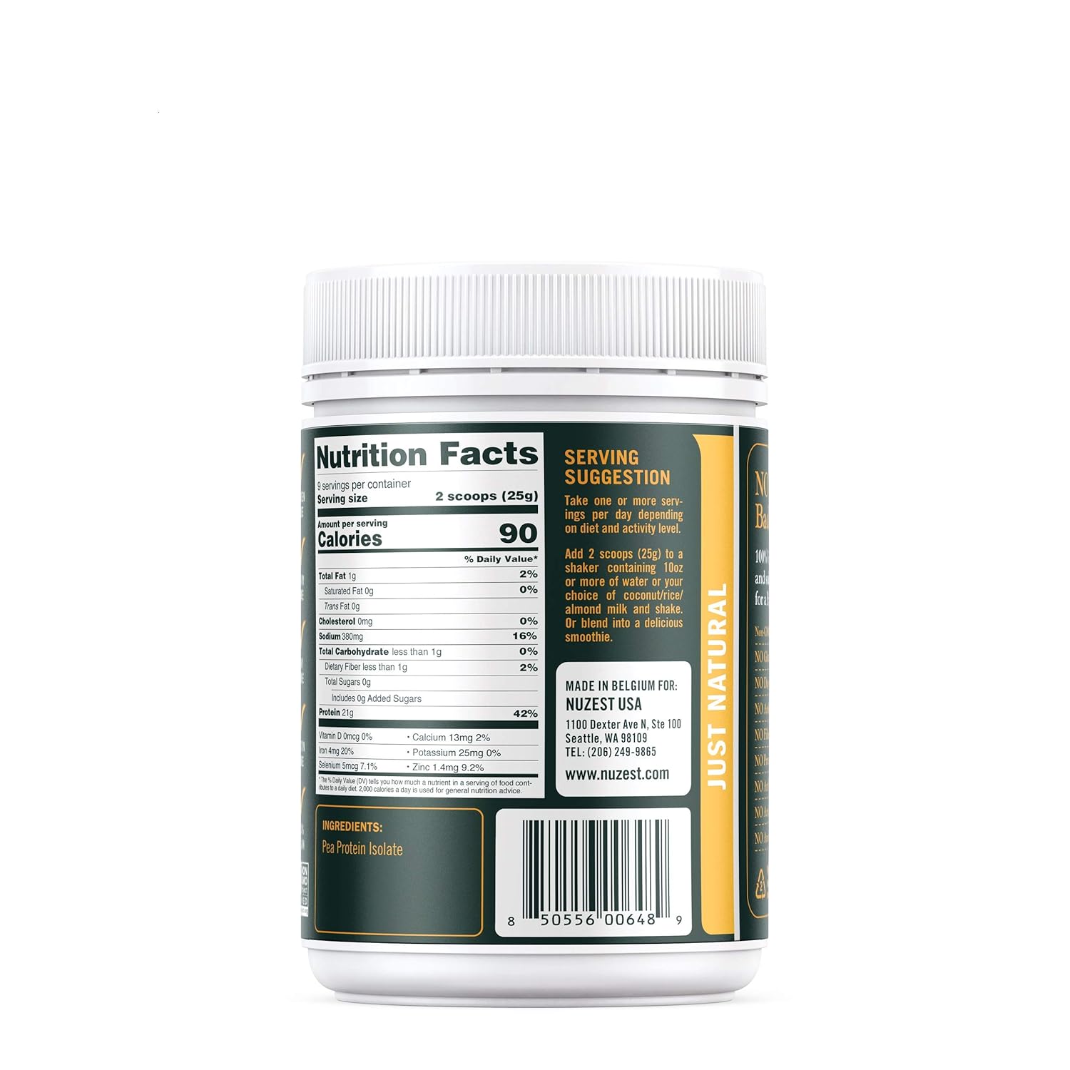 Nuzest Clean Lean Protein Premium Vegan Protein Powder, Plant Protein