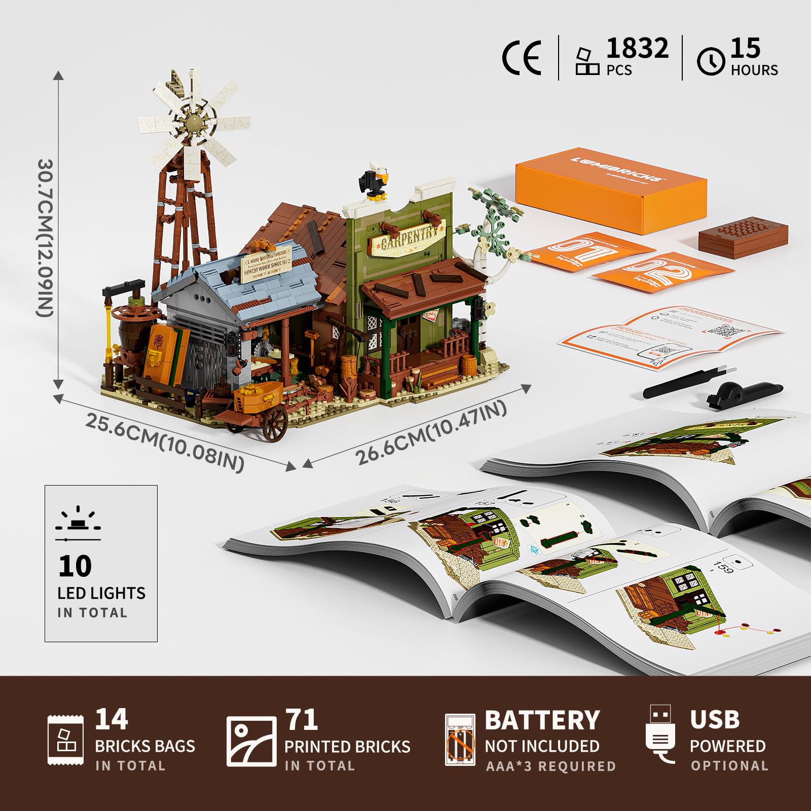 Lumibricks Western Carpentry Workshop Bauset 5