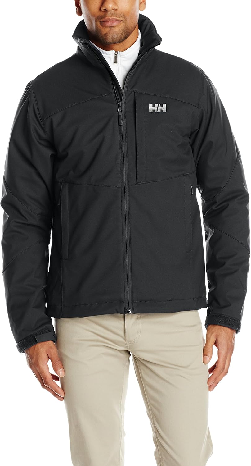 Helly Hansen Men's Paramount Ins Softshell Jacket, Black, Large Amazon