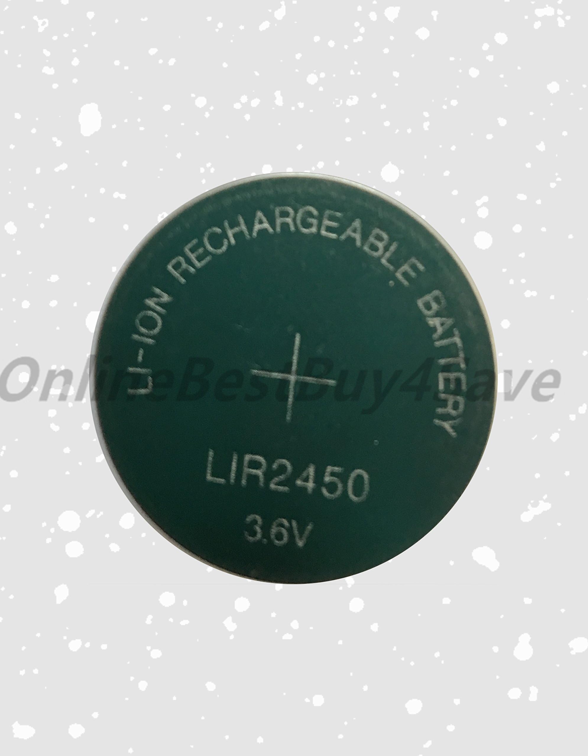 4 x LIR2450 3.6 Volt Lithium Ion Button Batteries