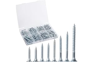 Mr. Pen- Wood Screws Assortment Kit, 152 pcs, Silver, Phillips Tips, Assorted Wood Screws, 6 Sizes (2”, 1-1/2”, 1-1/4”, 1”, 3/4”, 1/2”)
