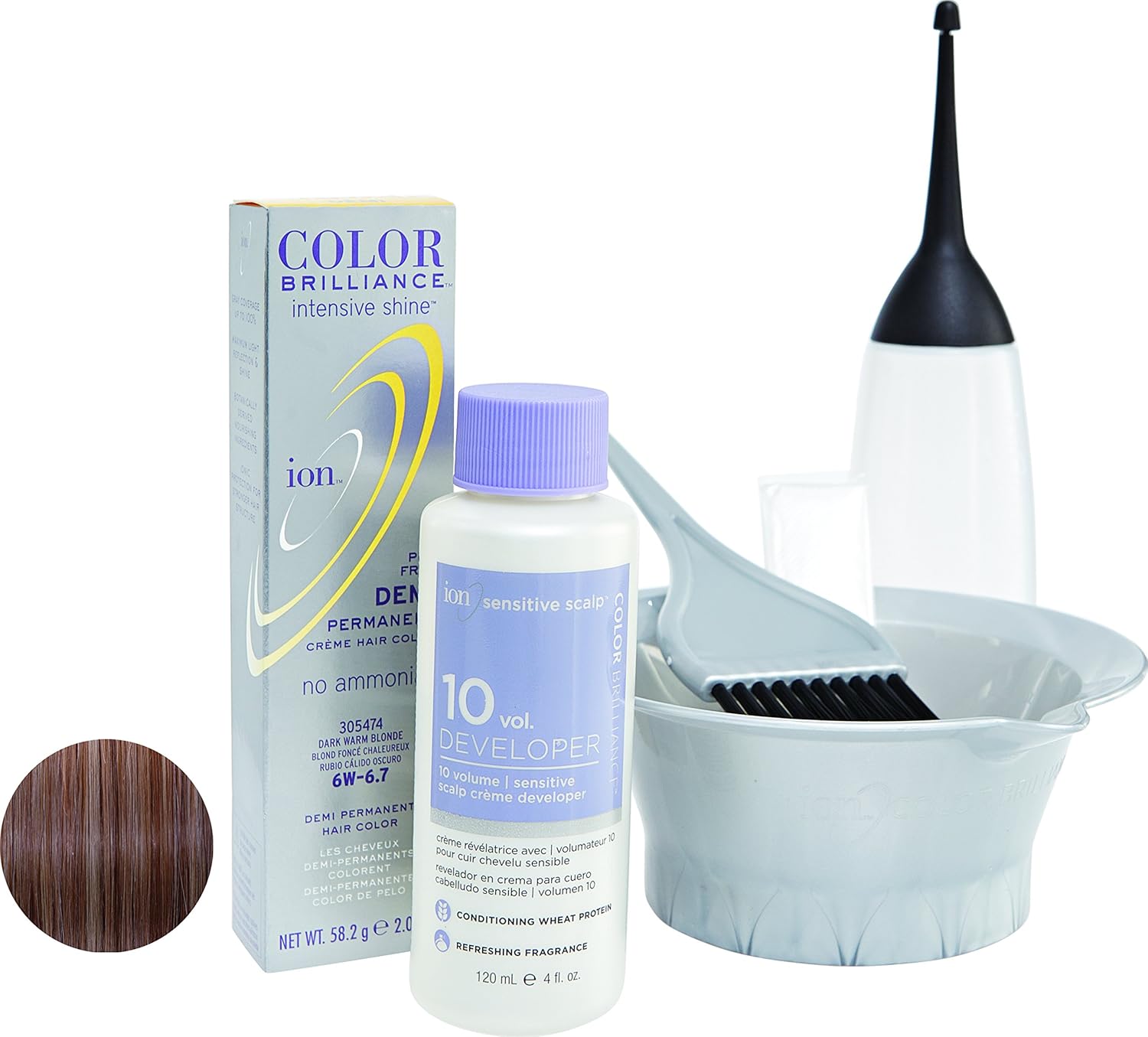 Ion Color Brilliance Intensive Shine Demi Permanent Creme 6w Warm