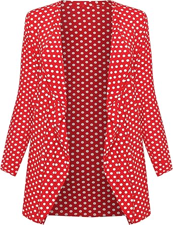 red and white polka dot top plus size
