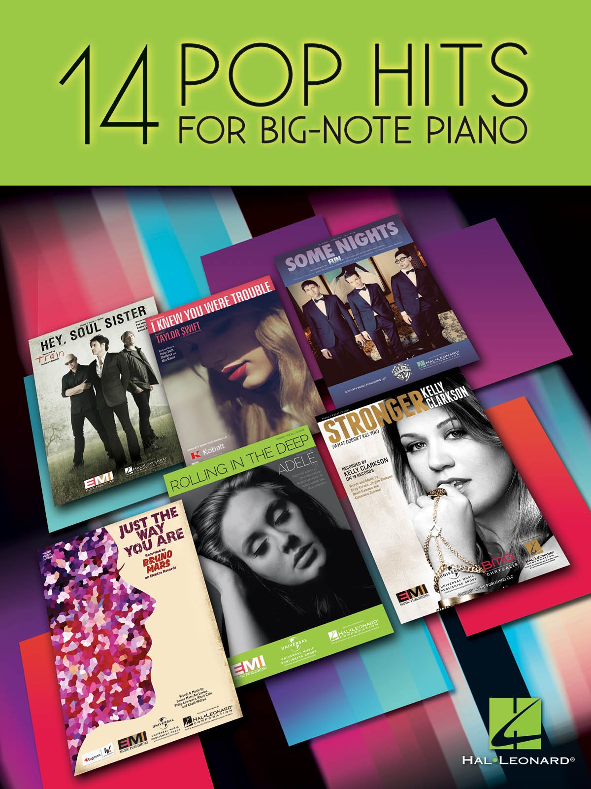 14 Pop Hits For Big Note Piano
