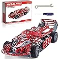 LILCRUIBAO Building Kit Red Model Car Set - 287 PCS STEM Project Building Toys for Kids Ages 8-12, Assembly Building Vehicle for Boys 8 9 10 11 12-16 Years Old and Up Boys Girls Adults