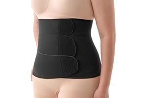 Momcozy Ergowrap Postpartum Belly Band for C-Section Recovery and Vaginal Birth, Abdominal Binder with 3D Lifting & Ergonomic Back Support, Seamless Belly Wrap Shapewear for Post Surgery Recovery