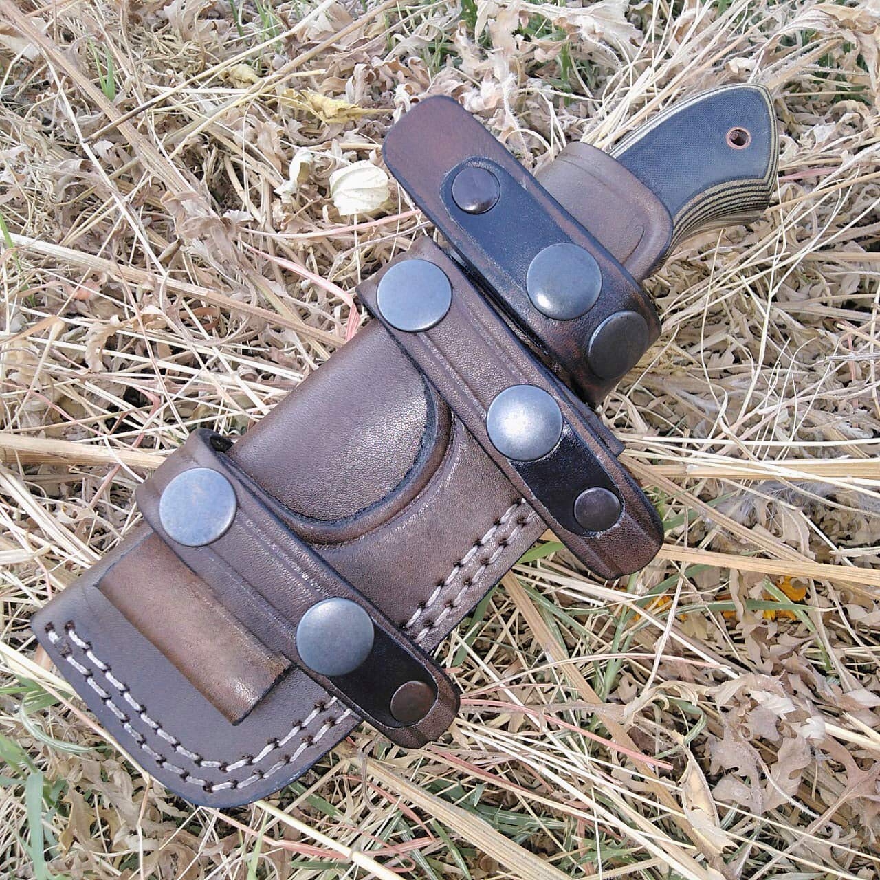 Ottoza Handmade Small Knife Sheath Leather Knife Sheath RIGHT HAND