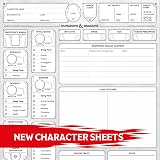 Dungeons & Dragons 2024 Character Sheets Folder 50 Double-Sided Sheets view 2