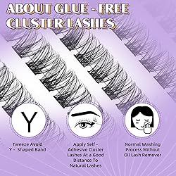Self Adhesive Eyelashes SA03 48 PCS Self Adhesive