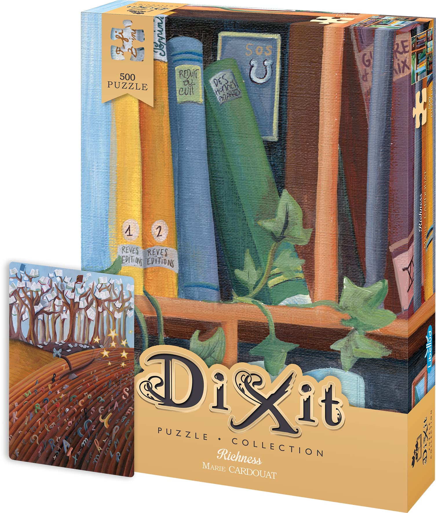 Libellud | Dixit 500p Puzzle - Richness | Puzzle | Ages 6+ | 1+ Players