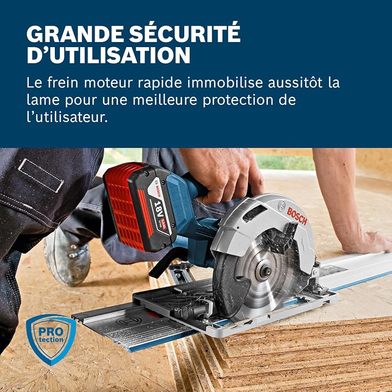 Bosch PRO Scie circulaire sans fil GKS 18V-57 G