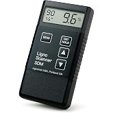 Ligno Scanner SDM Pinless Moisture Meter - Wood Moisture Meter for Hard &amp; Soft Woods, Bamboos, Drywall &amp; Concrete - Dual-Depth Humidity Tester &amp; Detector for Flooring Inspectors &amp; Flooring Installers