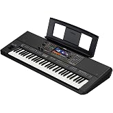 Yamaha 61-Key Arranger Keyboard, Multiple Styles and Voices, Assignable Live Control Knobs PSRSX720+
