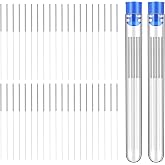 40Pcs 3D Printer Nozzle Cleaning Kit, Nozzle Cleaner 3D Printer | 0.4mm Stainless Steel Cleaning Needles Set, Universal for 3D Printers, Clog Removal Tool Kit