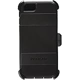 Pelican Voyager Rugged Case with Kickstand Holster for iPhone 6/6s - Retail Packaging - Black
