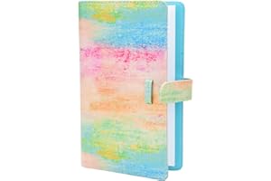 Sunmns Colorful Wallet PU Leather Photo Album Compatible with Fujifilm Instax Mini 12 11 9 8 90 26 7s Instant Camera Film, Po