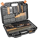 EnerTwist Drill Bit Set, 246-Pieces Drill Bits and Driver Set for Wood Metal Cement Drilling and Screw Driving, Full Combo Kit Assorted in Plastic Carrying Case, ET-DBA-246
