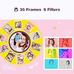 Dragon Touch Instant Print Camera for Kids, Digital