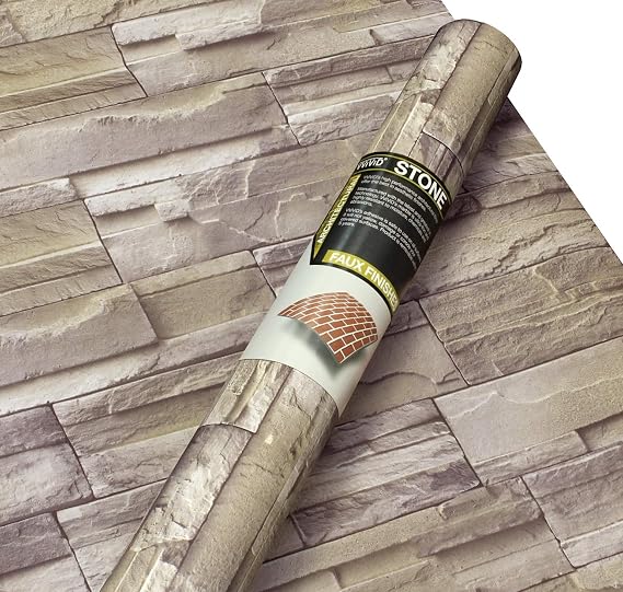 Amazon.com: VViViD Stone Brick Faux Finish Matte Self-Adhesive