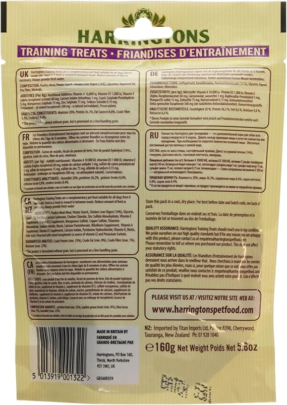 harringtons training treats 160g