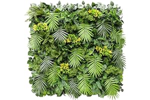 INFRANGE 1 pc 40" x 40" Artificial Boxwood Panel Hedge Topiary Plant Grass Backdrop Wall Privacy Fence Screen for Indoor Outdoor Garden Backyard Wedding Decor
