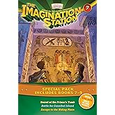 Imagination Station Books 3-Pack: Secret of the Prince's Tomb / Battle for Cannibal Island / Escape to the Hiding Place
