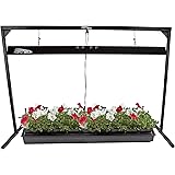 Apollo Horticulture Purple Reign 4' Foot 2 Bulb 54W 6400K Jump Start T5 Grow Light System for Plant Growing