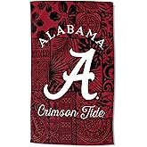 Northwest Alabama Crimson Tide NCAA Beach Towel, Quick-Dry, Soft & Absorbent Lightweight Travel Essentials for Pool or Bath, 40 x 72 inches