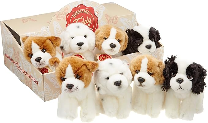 Teddy Hermann 92803 Hund 15 cm sortiert 1 Stück Amazon.de Spielzeug