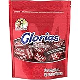 Las Sevillanas Glorias Dulce de Leche Cajeta Candy with Pecans, 30 Pcs Bag | Soft chewy caramel candies made with goat milk cajeta and pecans. A classic Mexican treat for snacking, sharing and gifting.