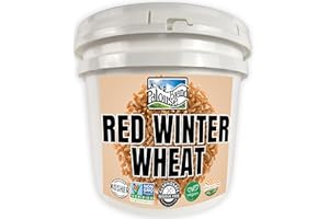 Palouse Brand Hard Red Winter Wheat Berries | Certified Glyphosate Residue Free | 25 LBS | Emergency Food Storage Bucket | Non-GMO | Grown on Our Family Farm | Bulk