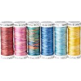 Sulky Sampler 12wt Cotton Petites, Most Popular Blendables Assortment, 6-Pack