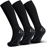 Raigoo Grip Non Slip Socks,Soccer Softball Baseball Football Sport Socks for Youth Kids Adult