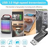FISTAD 64GB USB 3.0 Metal Flash Drive Waterproof Pen Drive Black Portable PC view 5