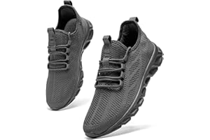 Oltyutc Mens Gym Running Shoes Slip-On Tennis Shoes Non Slip Breathable Workout Sneakers for Walking Jogging