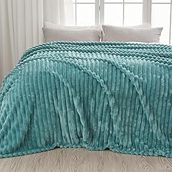 NEWCOSPLAY Super Soft Throw Blanket Light Teal