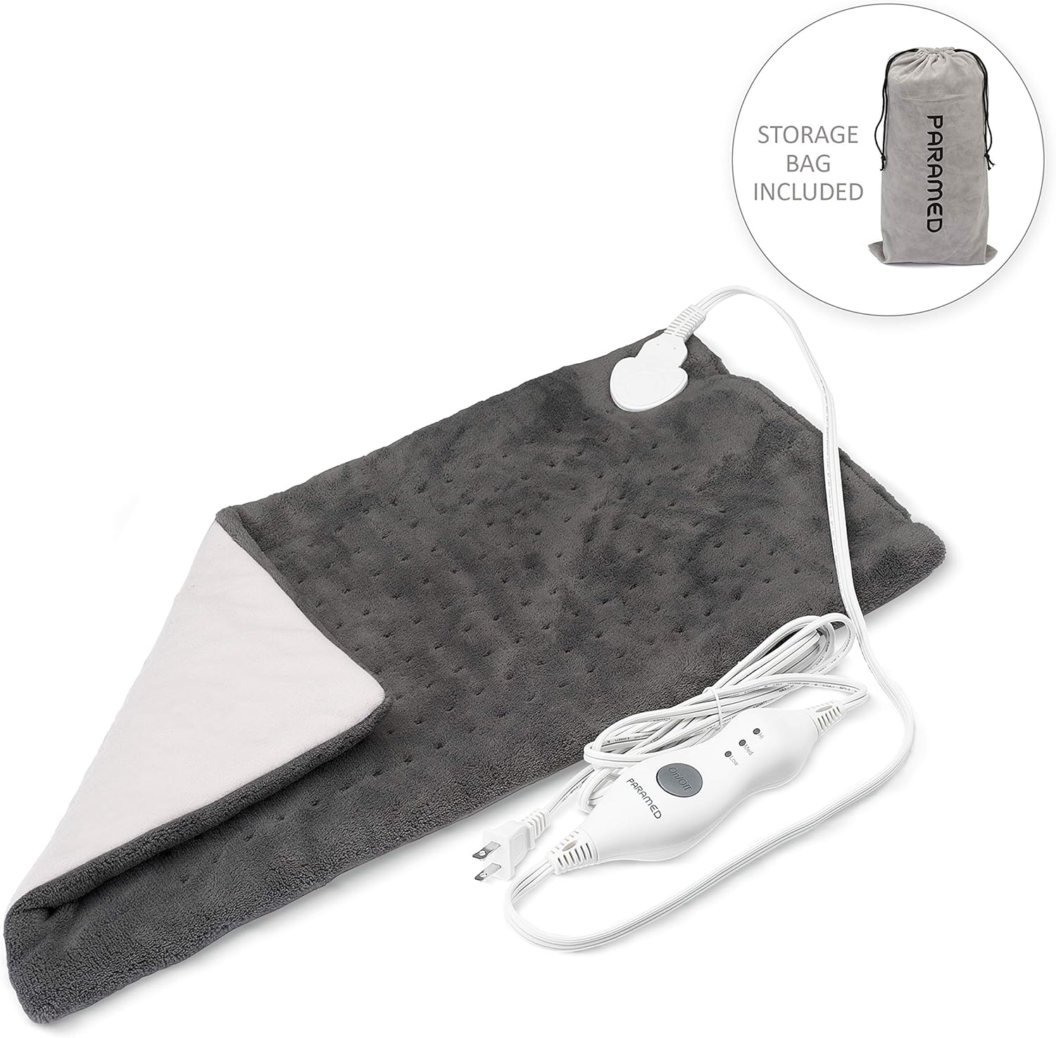 Heating Pad XL King Size by Paramed Extra Large 12” x 24” Dry Heat