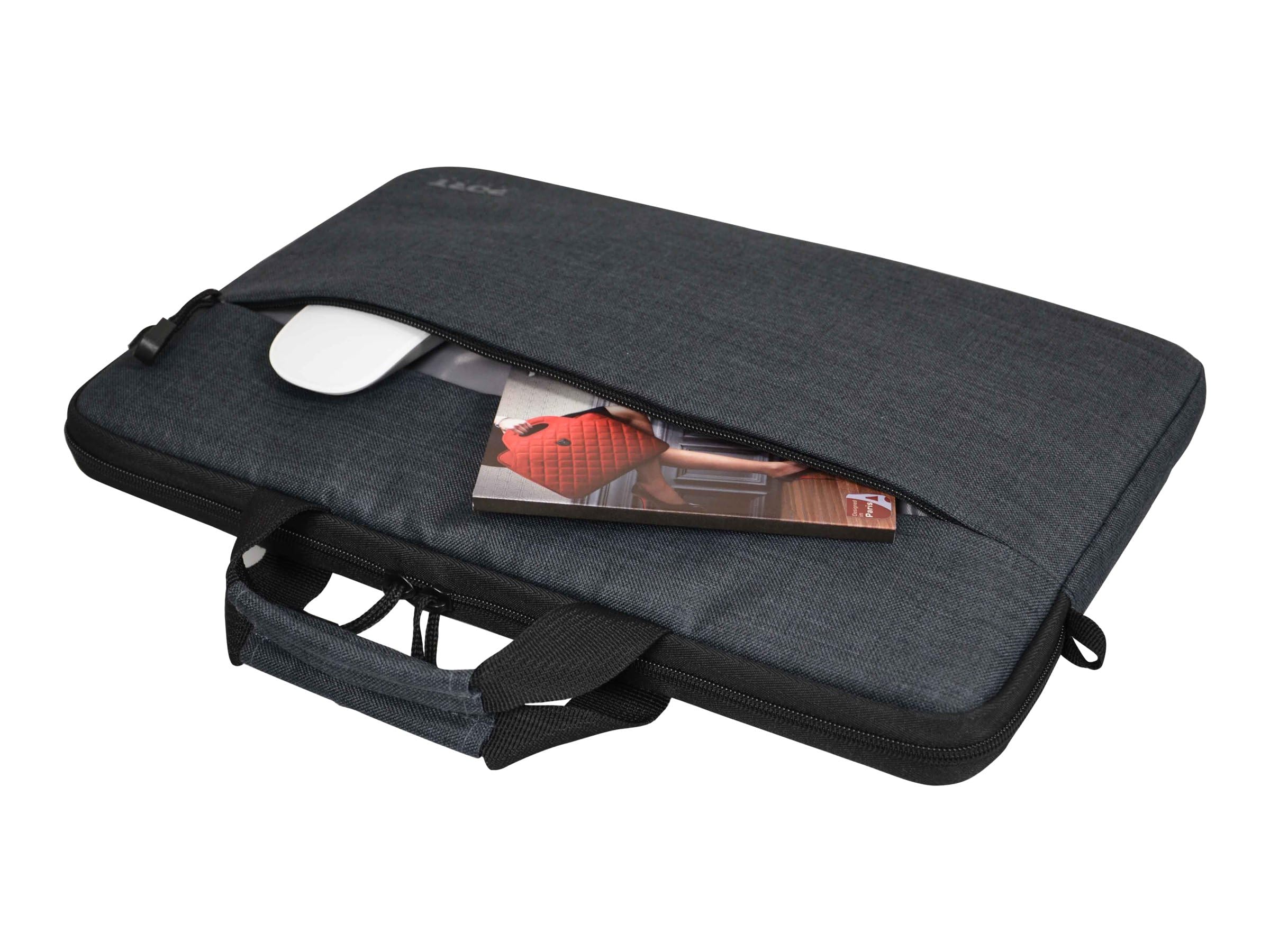 Port Designs 110201 Belize Top Loading Lightweight Padded Case for 10/13.3-Inch Laptops, Black