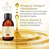 Pure World Jojoba Oil 100% Pure Cold Pressed 100ml Natural UV Bottle view 4