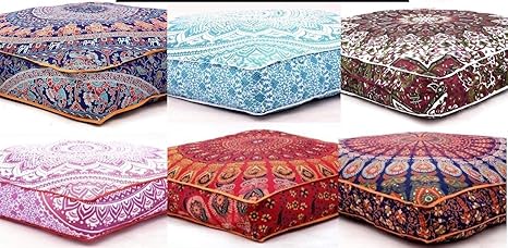 large mandala floor pillow