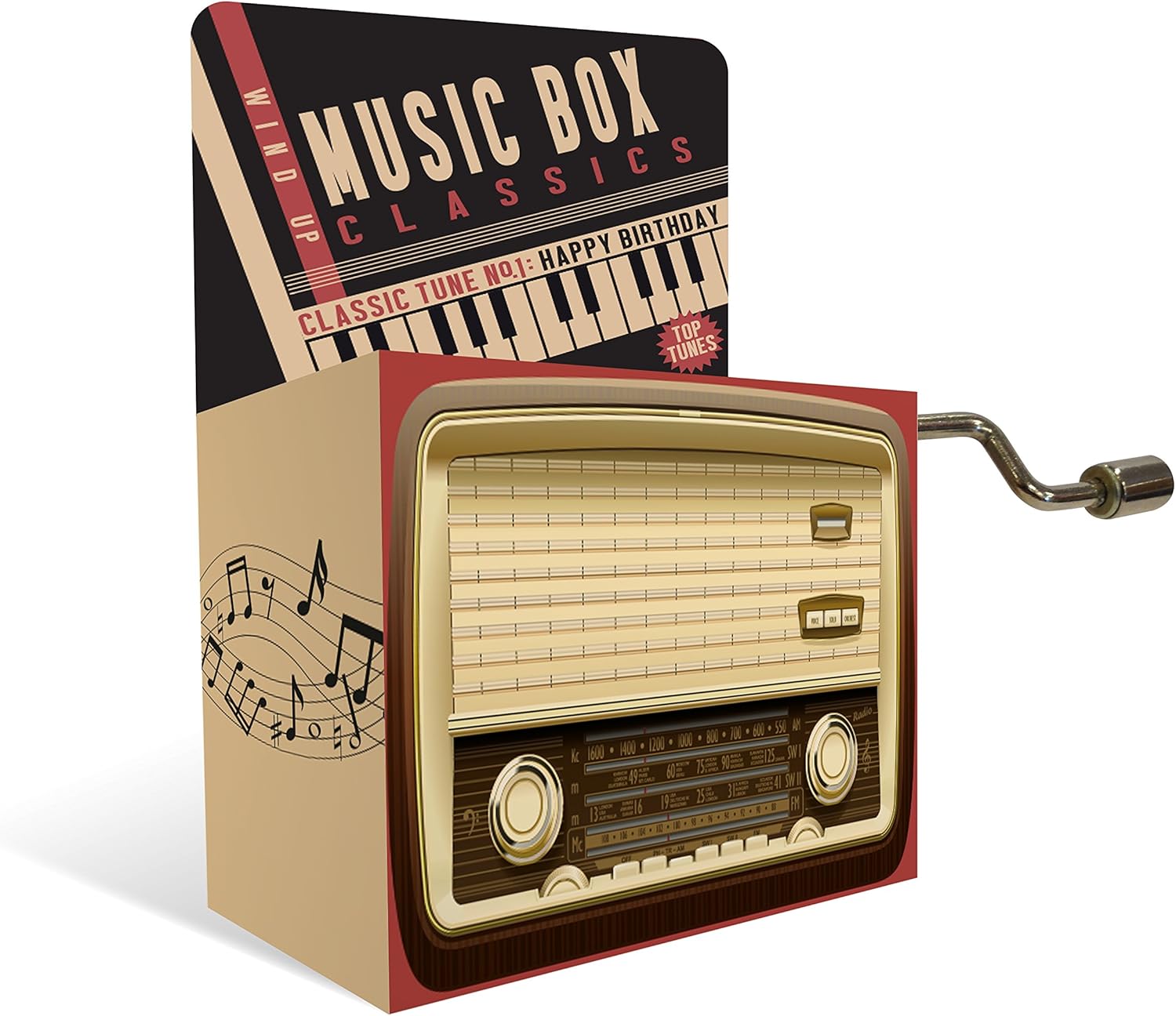 Happy Birthday Music Box Card: Amazon.co.uk: Clothing