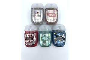 Bath and Body Works Bath & Body Works Pocketbacs Assorted 5-Pack with Holiday Scents (Assorted Holiday Round), 1 Fl Oz (Pack of 5)