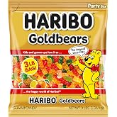 HARIBO Goldbears Fruity Gummy Candy, 3 lb. Bulk Bag | Soft, chewy gummy bears in five fruit flavors. The original gummy candy for sharing, gifting, and lunchboxes.